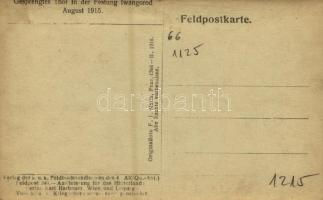 1915 Ivangorod, Iwangorod; Gesprengtes Thor in der Festung. Verlag der k.u.k. Feldbuchhandlungen des...
