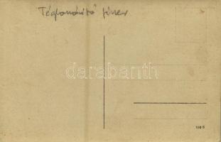 Ismeretlen település, Téglaszárító fészer. Art Nouveau, photo