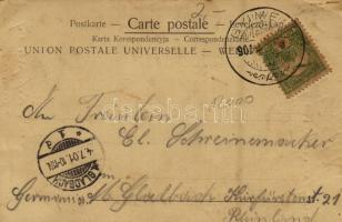 1901 Román olajmező "System Raky" Anton Raky féle olajfúrási rendszerrel. Adler Alfréd fén...