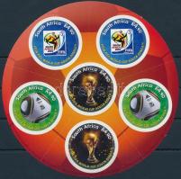 Football World Cup, South Africa (VII) self-adhesive mini sheet, Labdarúgó-világbajnokság, Dél-Afrika (VII) öntapadós kisív