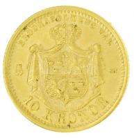 Svédország 1876ST 10K Au "II. Oszkár" (4,49g/0.900) T:2
Sweden 1876ST 10 Kronor Au "...