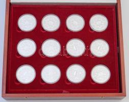 Németország 1995-1997. "50 Jahre Frieden" jelzett Ag, a Második Világháború utáni német tö...