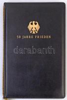 Németország 1995-1997. "50 Jahre Frieden" jelzett Ag, a Második Világháború utáni német tö...