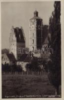 Ingolstadt, Blick auf Taschenturm m. Liebfrauenkirche / city gate, tower, church
