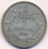 1907KB 5K Ag "Ferenc József" T:2,2- patina
Adamo K7
