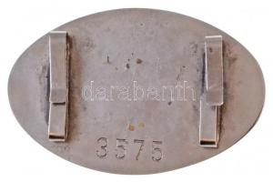 ~1990. "Katonai Rendész I" fém jelvény, sorszámozott (71x45mm) T:2