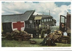 WW. II. German military propganda, red cross