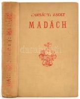 Harsányi Zsolt: Madách. Bp.,1934,Singer és Wolfner. Kiadói kissé kopott, kissé foltos egészvászon-kötésben, kissé sérüléssel a gerincen.