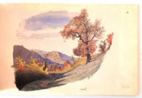 Askercz Éva: Soproni tájakon. Válogatás id. Storno Ferenc vázlatkönyvéből. 1845-1860. Bp., 1998, Céd...