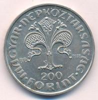 1978. 200Ft Ag "Első magyar aranyforint" T:BU 
Adamo EM56