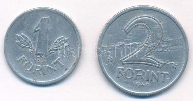 1946. 1Ft Al + 2Ft Al "Kossuth-címer" T:2,2-