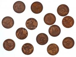 Bognár György (1944-) 1986-1999. "MÉE Gyöngyösi Csoport - Aradi Vértanúk" 14db-os sorozat,...