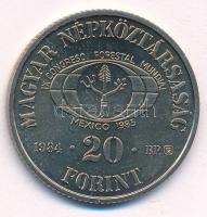 1984. 20Ft Cu-Ni "FAO III." jelzett próbaveret T:BU  Hungary 1984. 20 Forint "FAO III." marked trial strike C:BU Adamo EM80