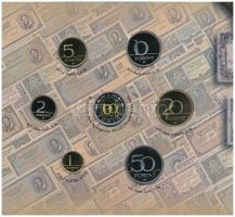 2002. 1-100Ft (7xklf) + 100Ft "Kossuth" forgalmi sor szettben T:PP Adamo FO35.1