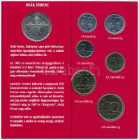 1994. 10f-200Ft (11xklf) forgalmi sor dísztokban, közte 1994. 200Ft Ag "Deák", "Magya...