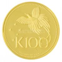 Pápua Új-Guinea 1975. 100K Au "Függetlenség" (9,72g/0.900) T:PP ujjlenyomat,felületi karc
...