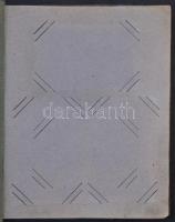 200 férőhelyes képeslap album I. világháborús borítóval