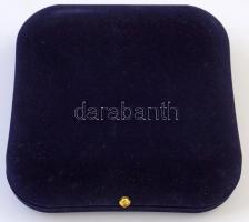 DN "Tűzoltók" festett műgyanta? plakett, dísztokban (115mm) T:1-