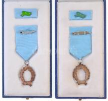 1992. "Rendőrségi Szolgálati Jel 10 év után" hátlapon jelzett Ag kitüntetés mellszalagon, ...