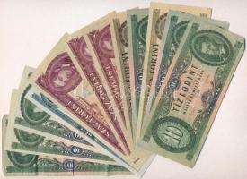 12db-os vegyes magyar bankjegy tétel T:II,III