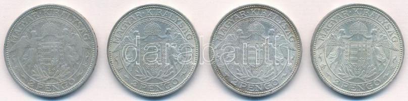 1933-1939. 2P Ag "Madonna" (4xklf) T:1--2- kis ph. Adamo P7