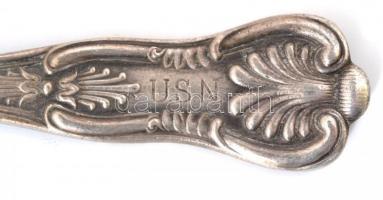 Alpakka kanál, jelzett, h:18 cm