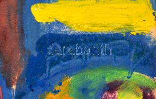 Cs. Németh Miklós (1934-2012): Budapesti látkép. Olaj, karton, jelzett, 29,5×39,5 cm