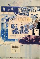 2 db Beatles plakát, kis lyukakkal, hajtott, 61×40 és 79×55 cm