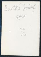 1941 Kinszki Imre (1901-1945) budapesti fotóművész hagyatékából, jelzés nélküli vintage fotó, a szer...