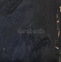 Cs. Németh Miklós (1934-2012): Harcos. Olaj, karton, jelzett, 66×40 cm