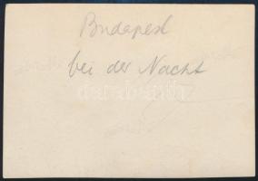 cca 1929 Kinszki Imre (1901-1945) budapesti fotóművész hagyatékából, jelzés nélküli vintage fotó, a ...