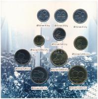 1996. 10f-100Ft (10xklf) "50 éves a forint" forgalmi sor dísztokban T:BU 
Adamo FO29