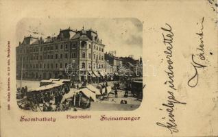 1901 Szombathely, Piac tér. Kiadja Knebel cs. és kir. udv. fényképész