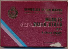 San Marino 1975. 1L-20L (5xklf) forgalmi sor eredeti tokban, ismeretterjesztő leírással T:1 
San Ma...