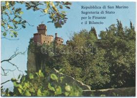 San Marino 1975. 1L-20L (5xklf) forgalmi sor eredeti tokban, ismeretterjesztő leírással T:1 
San Ma...