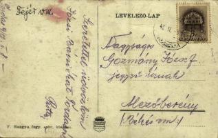 1942 Tordas, Dr. Almásy Balogh Elemér szobra, Hangya fogy. szövetkezet üzlete és saját kiadása (EB)