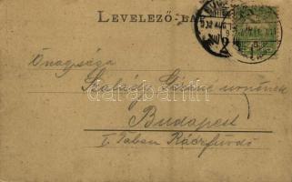 1902 Brassó, Kronstadt, Brasov; Fő tér, piac, J.L. & A. Hesshaimer, Nicolae Dusoiu és Wilhelm Sc...