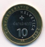 Svájc 2015. 10Fr "Leereszkedés az alpesi legelőkről" T:1-
Switzerland 2015. 10 Francs &qu...