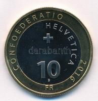 Svájc 2016. 10Fr "Havasi gyopár" T:1-
Switzerland 2016. 10 Francs "Alpine Edelweiss&...