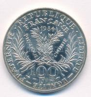 Franciaország 1984. 100Fr Ag "Marie Curie halálának 50. évfordulója" T:1-
France 1984. 10...