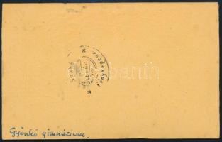 cca 1890 Gyönk, Szabó István fényképész pecsétjével ellátott, vizitkártya méretű, vintage fotó a gyö...