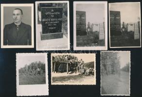 15 db vegyes fotó, 9×6 cm