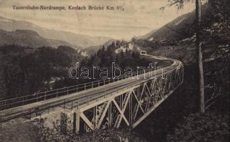 Tauernbahn-Nordrampe, Kenlach Brücke / railway, bridge
