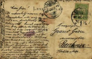 1907 Kolozsvár, Cluj; Nagy Gábor mulatója / restaurant and redoute  (fa)