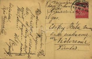 1918 Nagyszeben, Alt-Hermannstadt, Sibiu; Löwengrube / villa (EK)