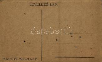 A dicsteljes szerb kir. család teljes díszben. Első világháborús szerb ellenes gúnyos propaganda lap...