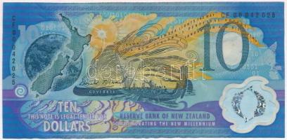 Új-zéland 2000. 10$ T:III
New Zealand 2000. 10 Dollars C:F
Krause 190