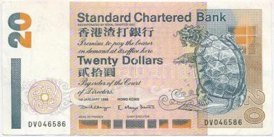 Hongkong 1998. 20$ T:III Hong Kong 1998. 20 Dollars C:F