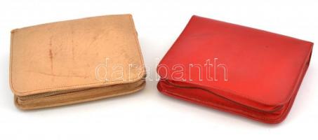 2 db retró pipere készlet, eredeti tokjában, hiányos