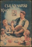 1949 Családi naptár. A borító eleje kissé kopott, a hátoldala kissé foltos, a gerincen apró szakadással, de belül jó állapotban.